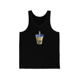 Pixelated Boba - Unisex Jersey Tank