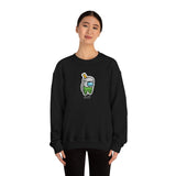 Among Us Green Boba - Unisex Heavy Blend Crewneck Sweatshirt