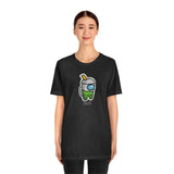 Among Us Green Boba - Unisex Jersey Short Sleeve T-shirt