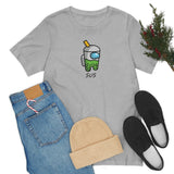 Among Us Green Boba - Unisex Jersey Short Sleeve T-shirt