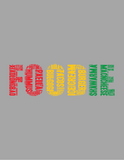 Foodie Typography - Unisex Jersey Tank