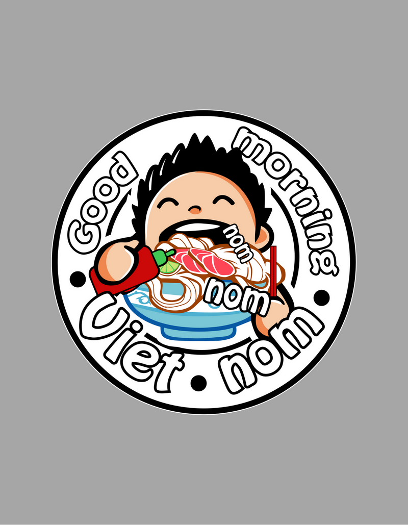 Good Morning Viet Nom - Unisex Sponge Fleece Pullover Hoodie