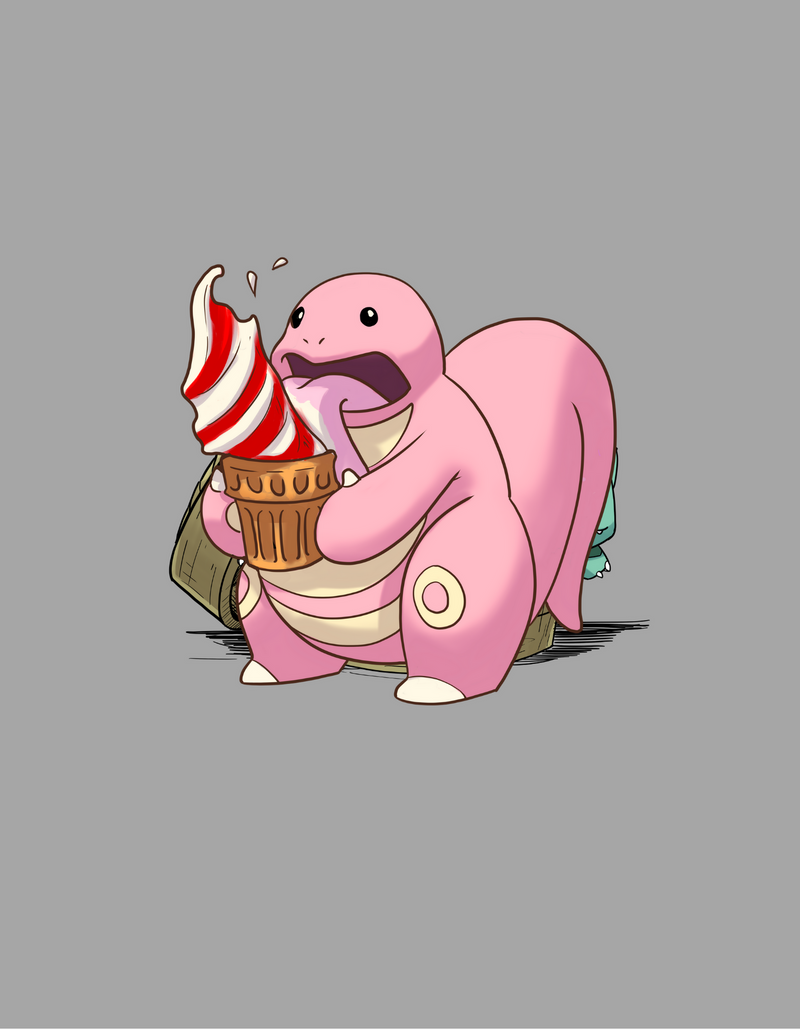 Foodiemon Lick it Good - Unisex Heavy Blend Crewneck Sweatshirt