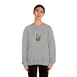 Among Us Green Boba - Unisex Heavy Blend Crewneck Sweatshirt