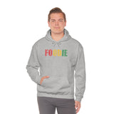 Foodie Typography - Unisex Cotton Pullover Hoodie