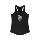 Among Us Purple Boba - Women's Ideal Racerback Tank