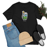 Among Us Green Boba - Unisex Jersey Short Sleeve T-shirt