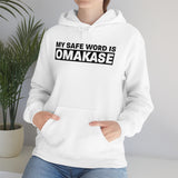 Omakase Safe Word - Unisex Cotton Pullover Hoodie