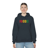 Foodie Typography - Unisex Cotton Pullover Hoodie