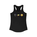 Tacos Make Me Happy - Women's Ideal Racerback Tank