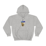 Pixelated Boba - Unisex Cotton Pullover Hoodie