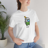 Among Us Green Boba - Unisex Jersey Short Sleeve T-shirt