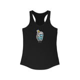 Among Us Cyan Boba - Women's Ideal Racerback Tank