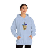 Pixelated Boba - Unisex Cotton Pullover Hoodie