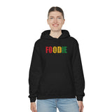 Foodie Typography - Unisex Cotton Pullover Hoodie