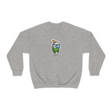 Among Us Green Boba - Unisex Heavy Blend Crewneck Sweatshirt