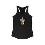 Pixelated Boba - Women's Ideal Racerback Tank