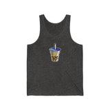 Pixelated Boba - Unisex Jersey Tank