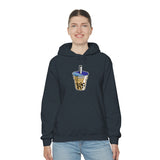 Pixelated Boba - Unisex Cotton Pullover Hoodie