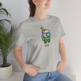 Among Us Green Boba - Unisex Jersey Short Sleeve T-shirt