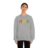 Foodie Typography - Unisex Heavy Blend Crewneck Sweatshirt