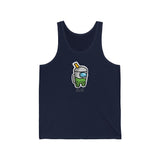 Among Us Green Boba - Unisex Jersey Tank