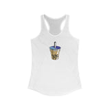 Pixelated Boba - Women's Ideal Racerback Tank