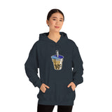 Pixelated Boba - Unisex Cotton Pullover Hoodie