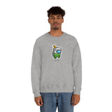 Among Us Green Boba - Unisex Heavy Blend Crewneck Sweatshirt