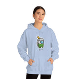 Among Us Green Boba - Unisex Cotton Pullover Hoodie