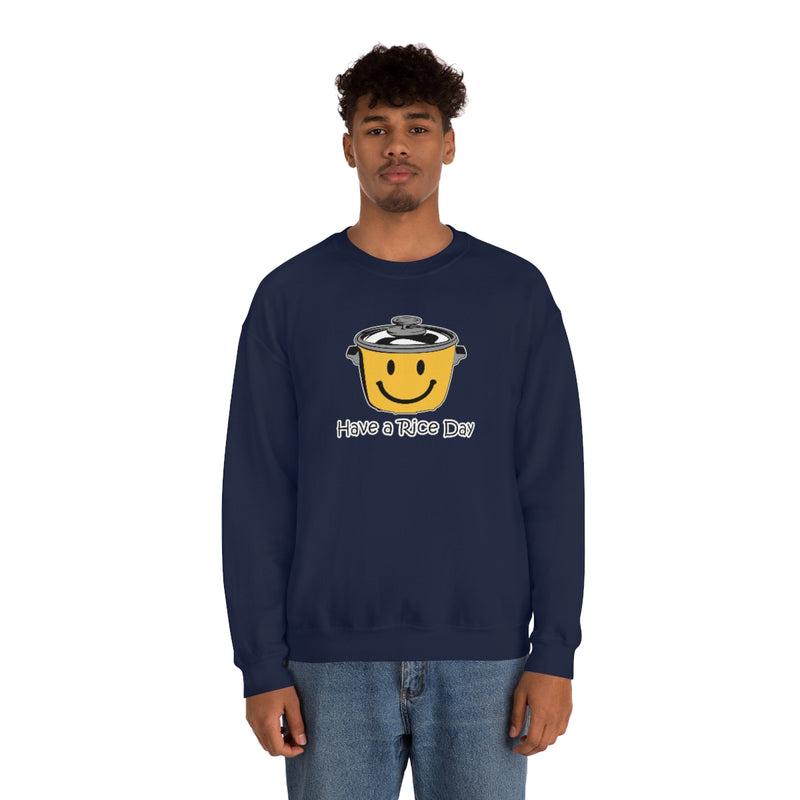Have a Rice Day - Unisex Heavy Blend Crewneck Sweatshirt